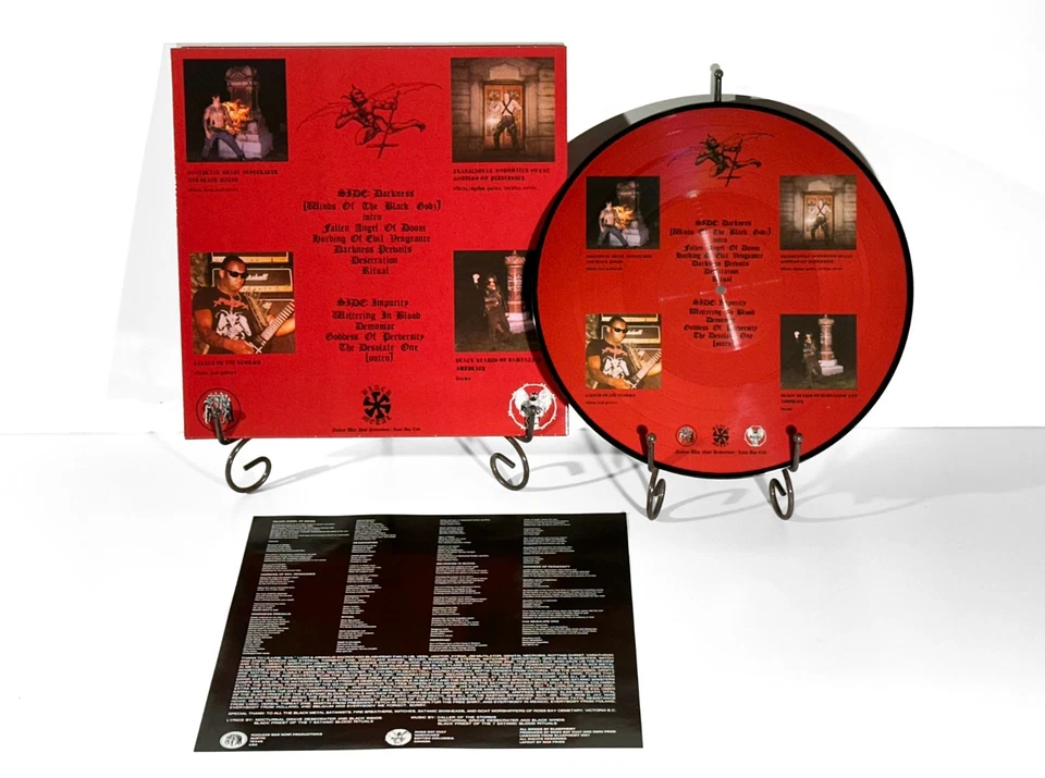 BLASPHEMY Fallen Angel Of Doom... Picture Disc LP Red Vinyl / Jacket - Image 3 of 4