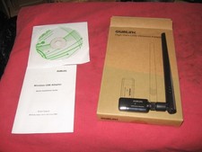 Dual Band 2.4/5Ghz 1200Mbps Wireless WiFi Network USB Adapter w/Antenna 802.11AC