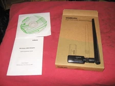 Dual Band 2.4/5Ghz 1200Mbps Wireless WiFi Network USB Adapter w/Antenna 802.11AC