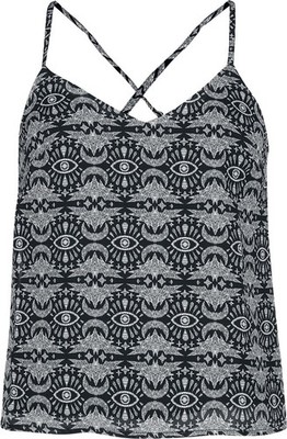 Coven United Top Damen Batwing Cami schwarz Gothic 100% Polyester L