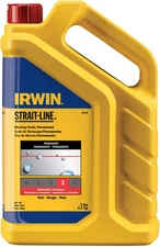 Irwin Tools IRWIN STRAIT-LINE Marking Chalk, Standard, Red, 5 Lbs (65102)