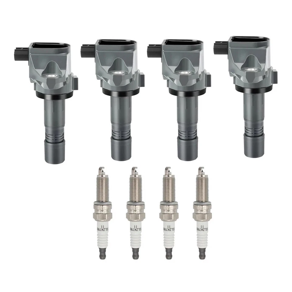 4x Ignition Coil+4x Spark Plug UF672 For Acura ILX 2.0L Honda Civic HR-V 1.8L - Image 3 of 4