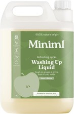 Miniml Eco Washing Up Liquid 5L Refill - Apple Orchard Scented Non Bio & Skin & 3.74 per litre