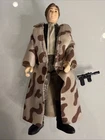 Vtg Star Wars Han Solo W/ Trench Coat Complete Action Figure 1984 Kenner *Mint*