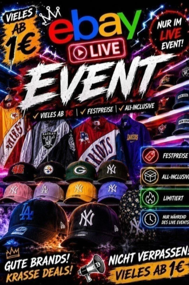 🔥 LIVE SALE | NEW ERA CAPS & STREETWEAR