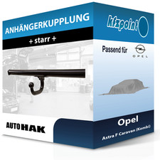 Für Opel Astra F Caravan (Kombi) 09.1991-02.1998 AUTO HAK Anhängerkupplung starr