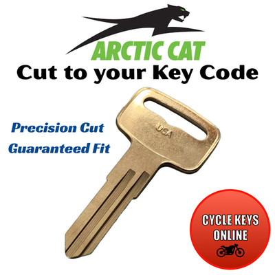 Arctic Cat Prowler Wildcat ATV Snowmobile keys Cut to Code key codes 4150-4299