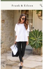 New Frank  Eileen Murphy Billion Dollar Cropped Leggings Black L