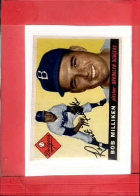1955 Topps #111 Bob Milliken EX Excellent Dodgers ID:75747