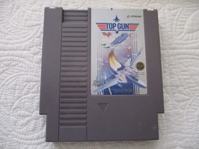 6 Nintendo NES Video Games - Cart Only - Tested - Hogan's Alley; Top Gun; 10 Yd