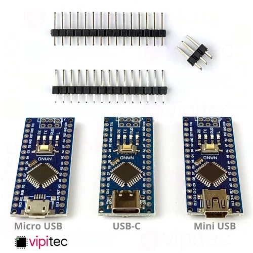 Nano 3.0 Board für Arduino | USB-C Micro-USB Mini-USB | ATmega328 v3.0 Modul