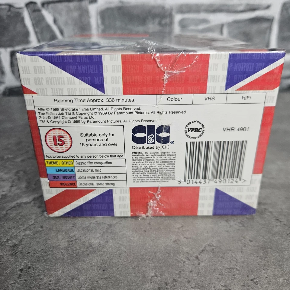 Vintage Michael Caine Collection Special Edition VHS Box Set 1999 NEW & SEALED - Image 3 of 4