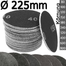 Schleifgitter Siliziumkarbid schwarz 225mm Exzenterschleifer Gitternetz Netz