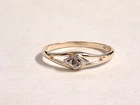 (RI4) 10k Yellow Gold Childrens / Baby Ring (.7 Grams) Size 2.5