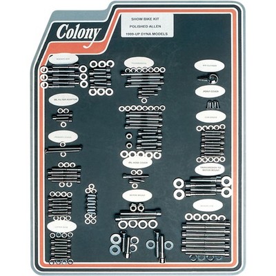 Colony Machine Polished Motor Transmission 00-06 FLT 1001P