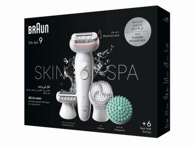 Braun Silk Epil 9 All In One Hair Removal Plus 6 Extras Accessories New SEALED