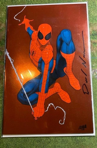 Amazing Spider-Man  #51 (David Nakayama Exclusive Foil Virgin) Signed & COA NM