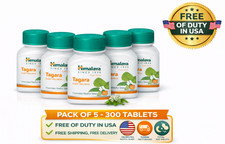 Himalaya Tagara 60 Tabs Calm Relaxation Herbal Supplement Pack of 5 Exp 05-2028