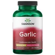 Swanson Odor-Controlled Garlic 500 mg 250 Tablets