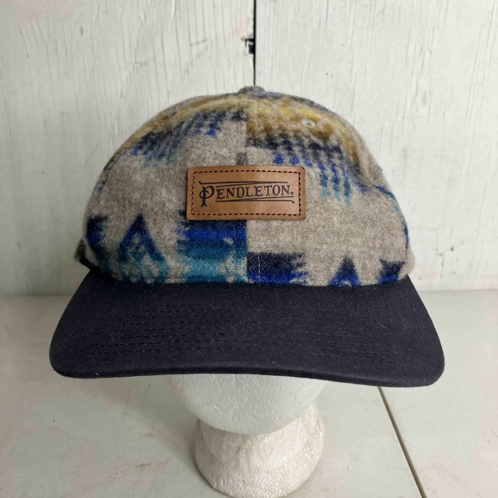Pendleton Wool Snapback Hat 6 Panel One Size Azte… - image 1