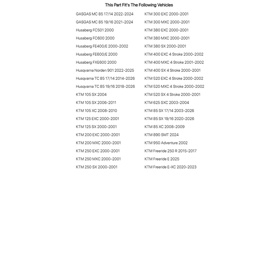 Sellos de horquilla Race Tech para Husaberg FC501 2000 Foto 3 de 3