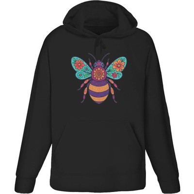 Hoodie / Kapuzenpullover ''Bumble Bee Mandala'' für Erwachsene (HO057023)