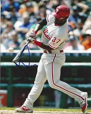Odubel Herrera Autographed 8x10 Philadelphia Phillies Free Shipping A131