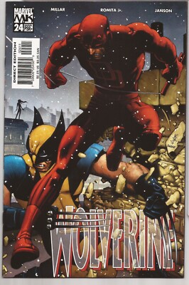 WOLVERINE #24   DIRECT EDITION   JOHN ROMITA JR - MARVEL KNIGHTS - 1ST PRINT