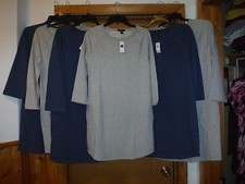 Long Sleeve Pull On Dresses GAP XL,L,M,S,Light Grey,Heather Blue 2 side pockets