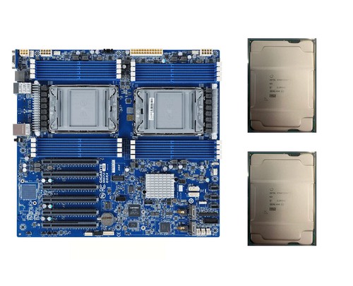 2xIntel Xeon Platinum 8360y ES cpu 36c 2.2Ghz+GIGABYTE MD72-HB3 Motherboard - 第 1/1 張圖片