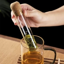 Tea Strainer Accessories Glass Test Tube Tea Strainer Glass Tube Tea Infuser