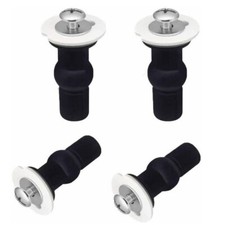 4x Hinge Bolt Screws Toilet Seat Fixing Expanding Rubber Top Nut Mount Part N893
