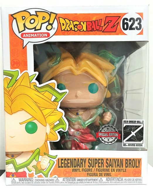Funko Pop Legendary Super Saiyan Broly # 623 Dragonball Z Exclusive 6