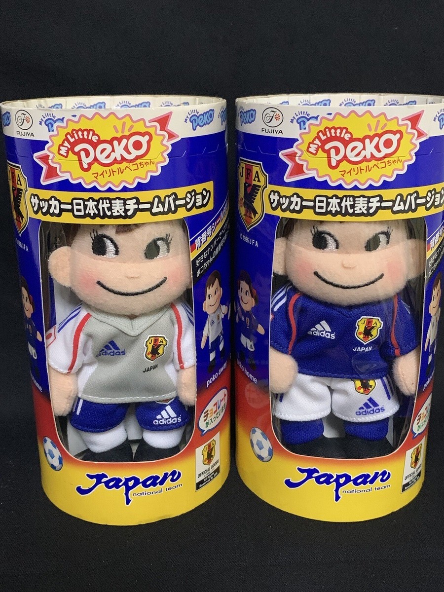 日本代表チーム 2000 ぬいぐるみ LOT 4 Rare 2002 FIFA World Cup Team Japan Peko Japan Home Away