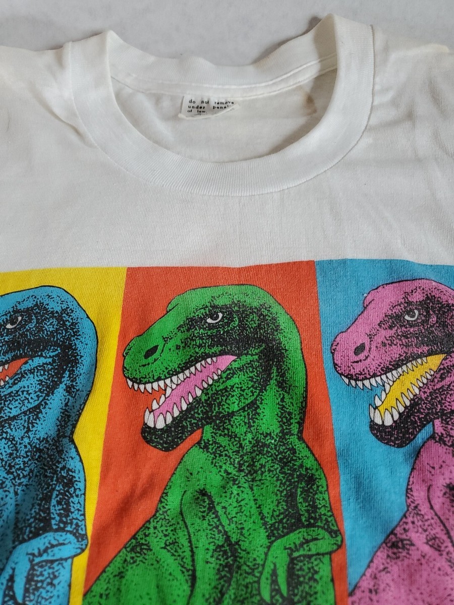 Vintage Stanley DeSantis Tee Shirt Size Large T Rex Color Vintage Stanley DeSantis Tee Shirt Size Large T Rex Color
