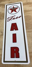 Texaco Free Air Aluminum Metal Sign 6x18