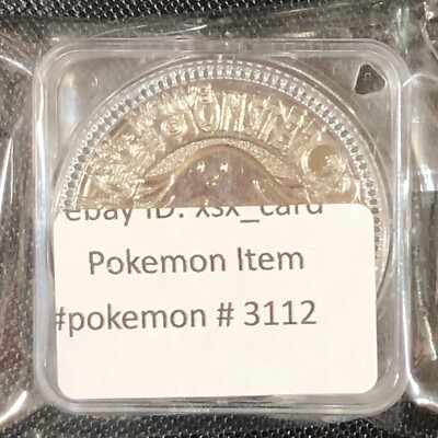 Pokemon Bandai Metal Battle Silver Coin Medal Nintendo - Chansey