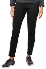 Denim & Co. Duo Stretch Regular Any Day Slim Straight Pant Black