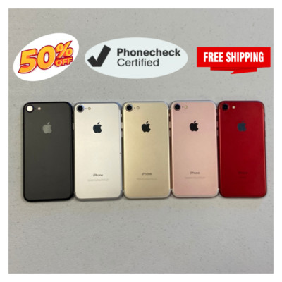 Apple iPhone 7 - 32GB/128GB - Unlocked GSM/CDMA Verizon, AT&T, T-Mobile