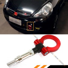 For 08-2014 Honda Fit Jazz 2011-2014 Crz Red Front Folding Screw On Tow Hook