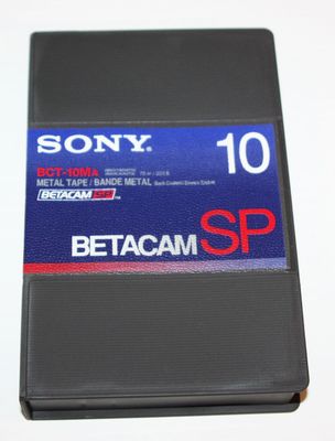 SONY BETACAM SP VIDEO CASSETTE BVW-70