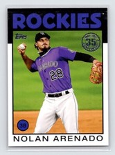 2021 Topps - 1986 Topps Baseball 35th Anniversary Nolan Arenado #86B-57 Rockies