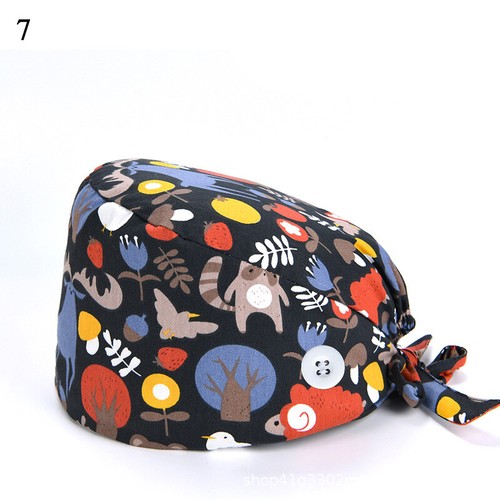 Unisex Nurse Doctor Hat Surgical Scrub Cap Medical Dentist Teeth Dental Cap UK - Picture 41 of 111