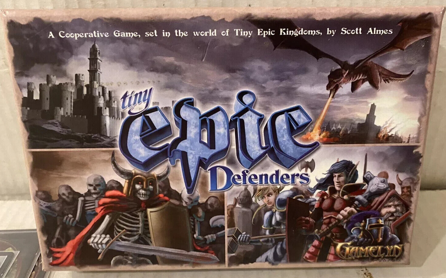 Tiny Epic Defenders Micro Card Strategy Game by Gamelyn Games - Complete