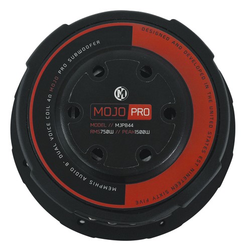 (2) Memphis Audio MOJO MJP844 8" 1500w Competition Car Subwoofers DVC 4 ohm Subs - Picture 7 of 8