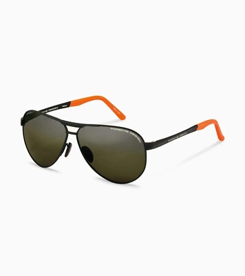 Porsche P´8649 Black Polarized Sunglasses - Green Lenses G 62, 10, 140 Cat.3 P