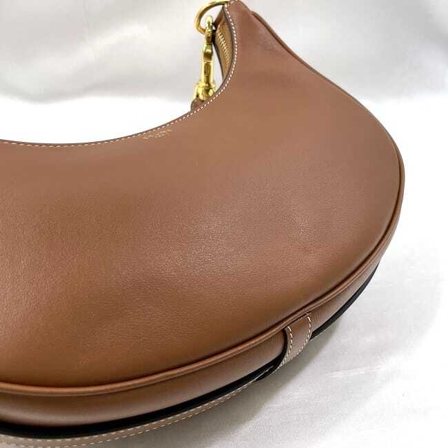 Celine Semi-Shoulder Bag Medium Ava Strap Brown 19692 F