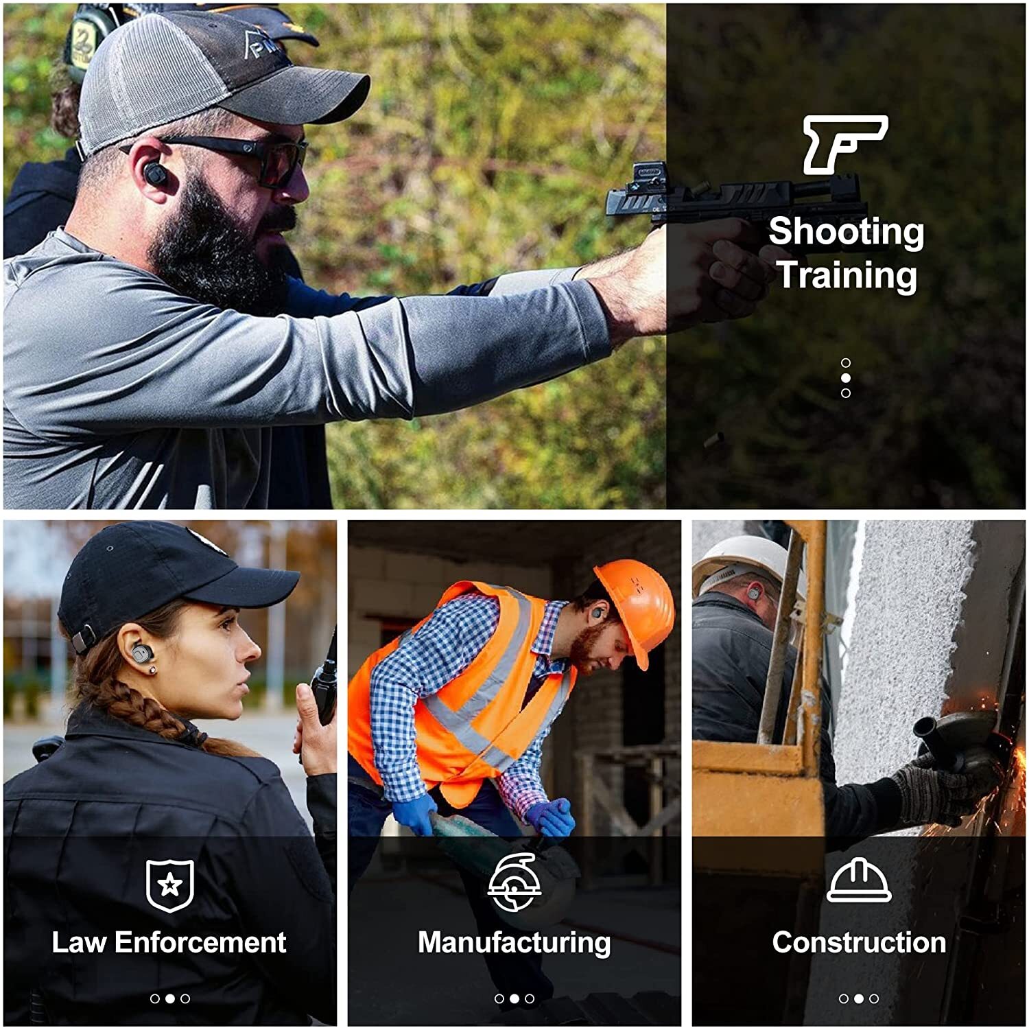 Earmor M20 Electronic Earplugs Shooting Ear Plugs Hunting Hearing