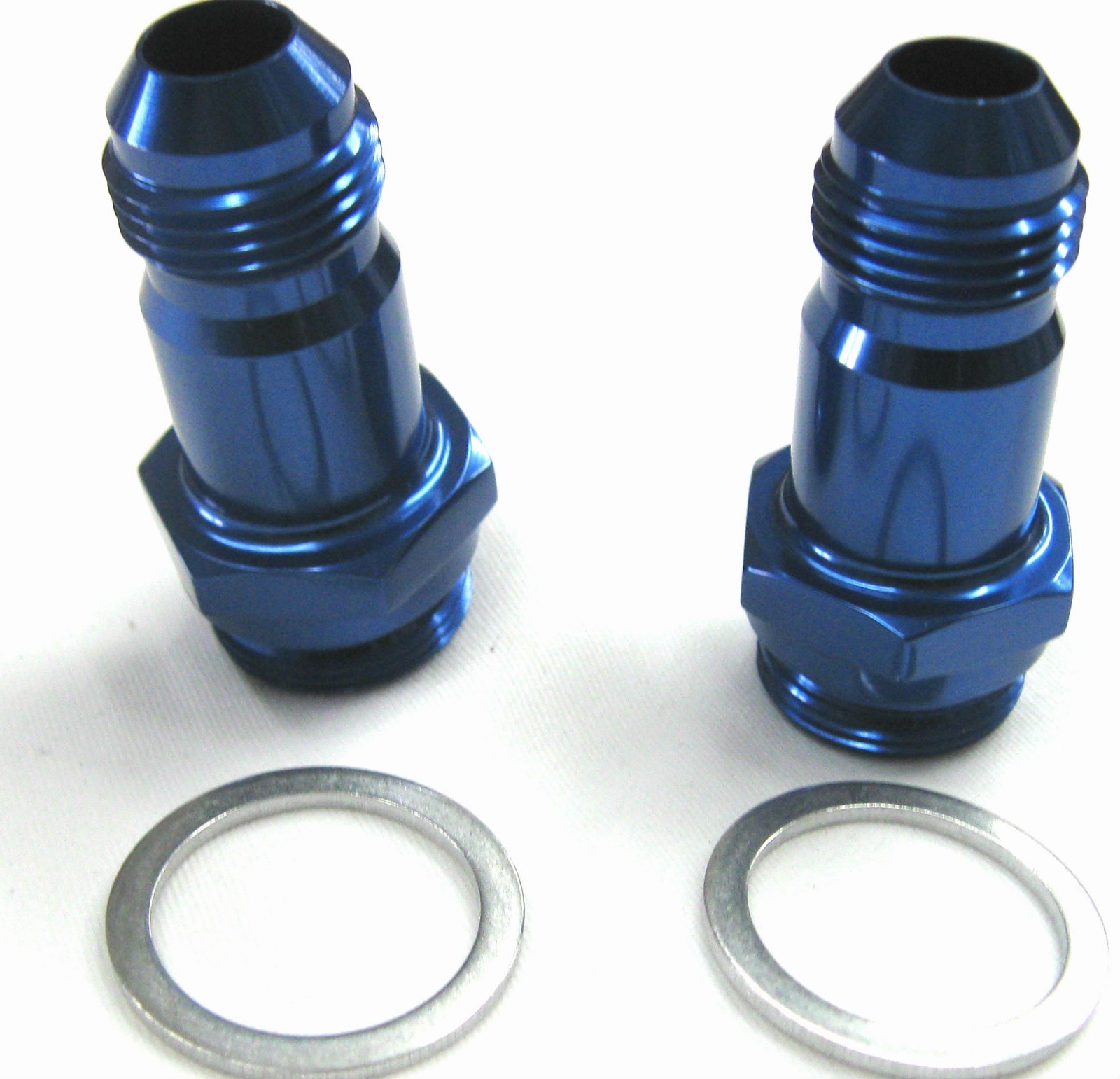 Holley Carb Inlet Fittings 08 an Male Flare x 7/820 Extra Length Show