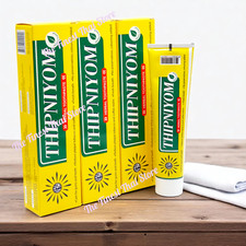 Thipniyom Herbal Toothpaste For cling gums and teeth : 160g Bundle of 3 pieces